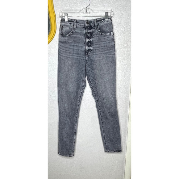 SLVRLAKE Beatnik Ultra High Rise Slim Rigid 90’s Mom Jean in Moonlight Size 27 - Picture 9 of 10